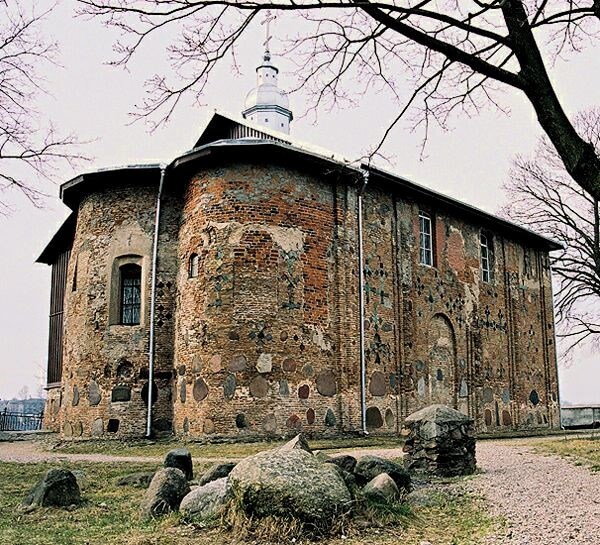 Kolozhskaya church in grey