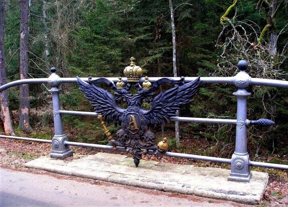 Eagle sign in the Bialowieza Forest