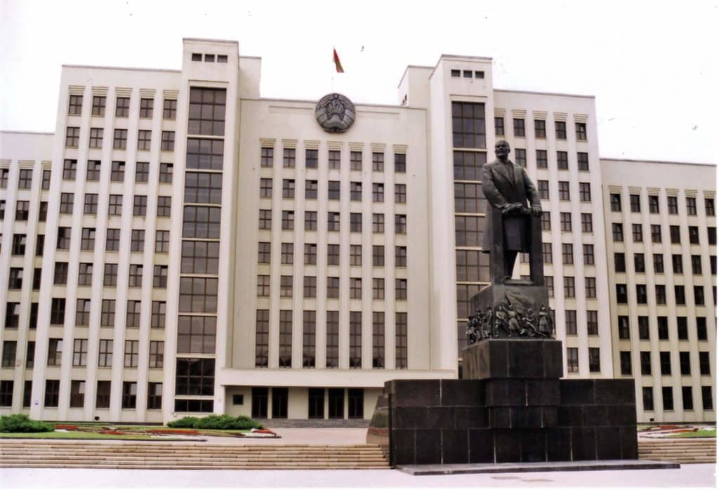 Lenin monument in Minsk