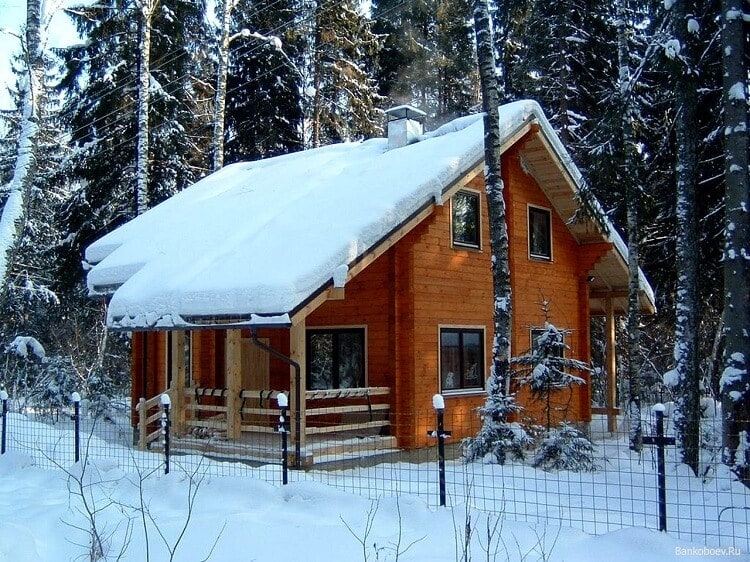 Зимний домик в горнолыжном курорте