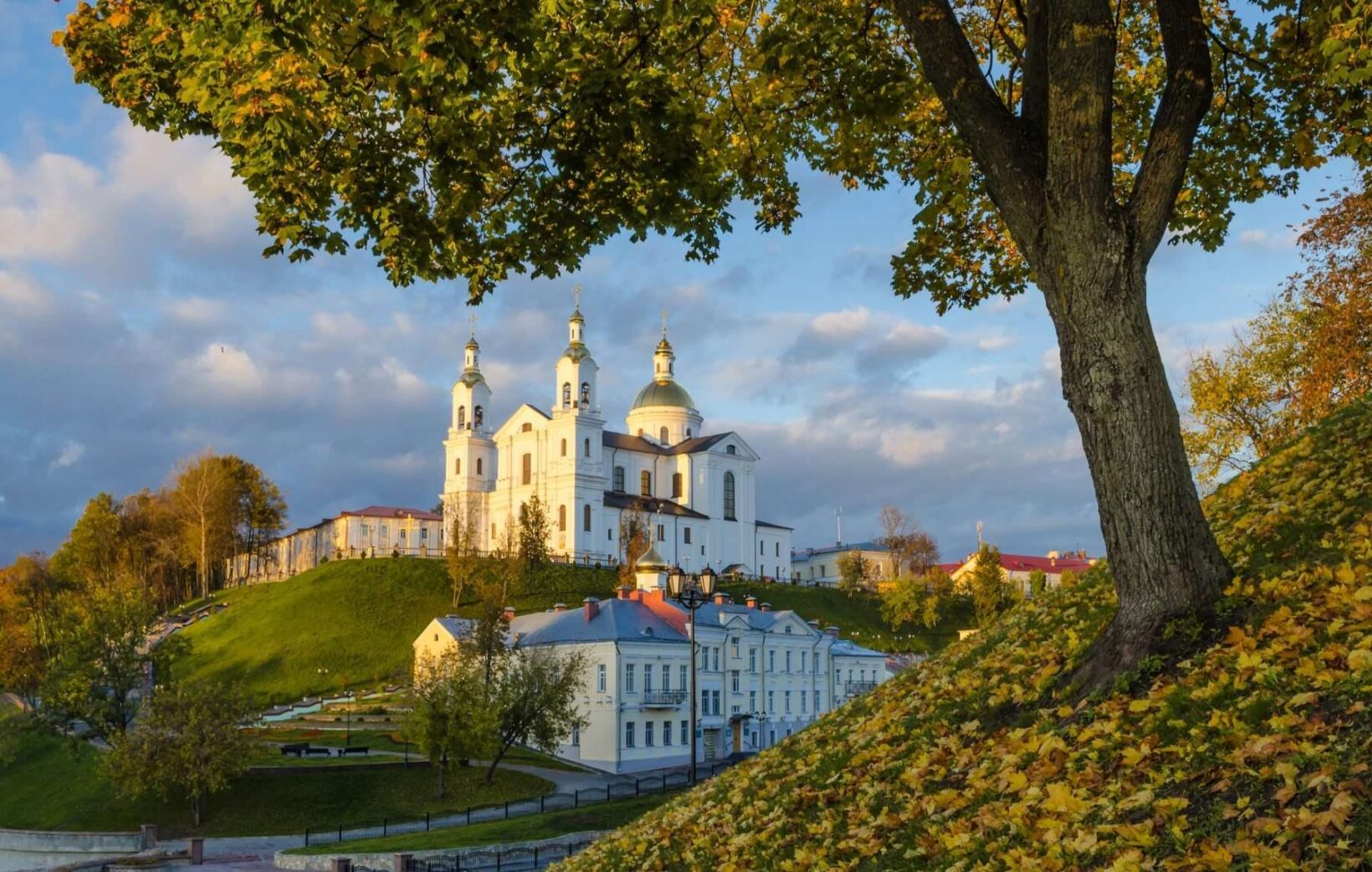 Saint Sophia Cathedral in Polotsk from afar