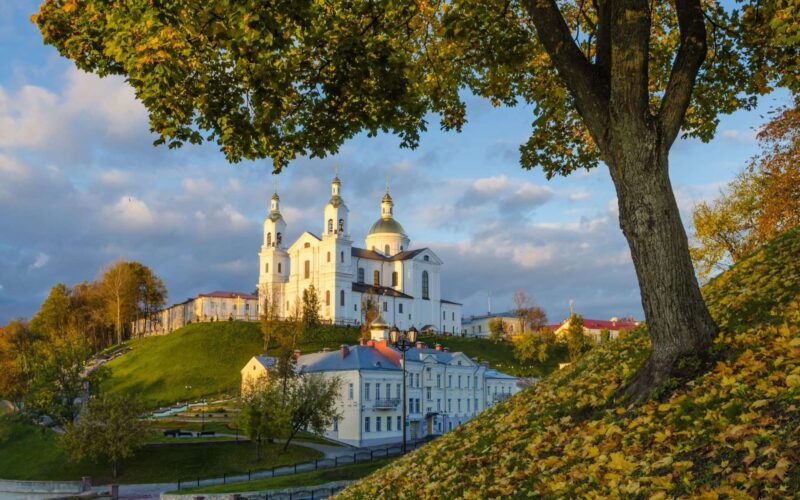 Saint Sophia Cathedral in Polotsk from afar