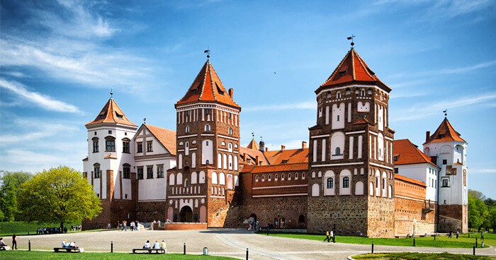 Mir castle in Belarus