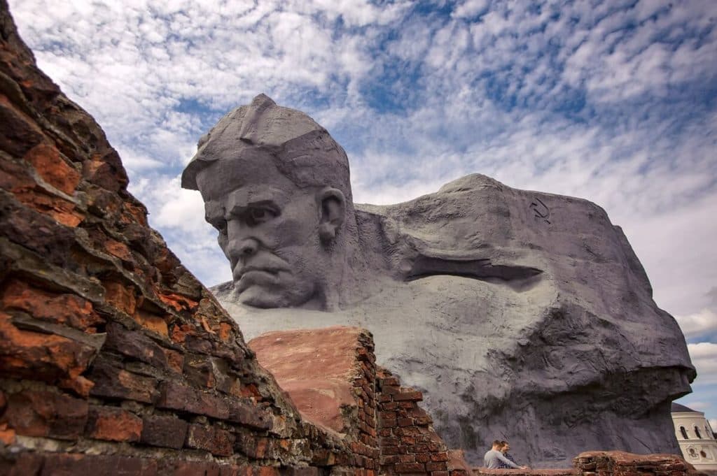 Monument in Brest near Brest Fortress