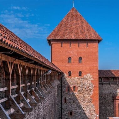 Lida castle from inside