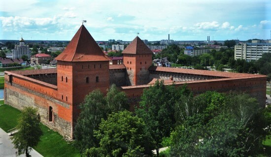 Lida Castle from afar