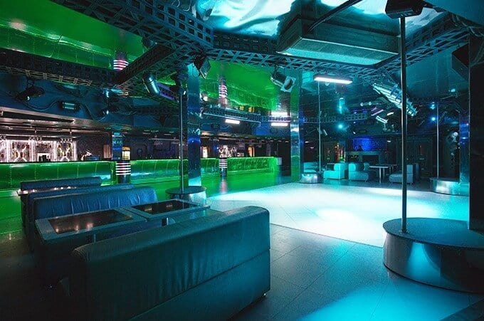 Titan Nightclub in Minsk, empty