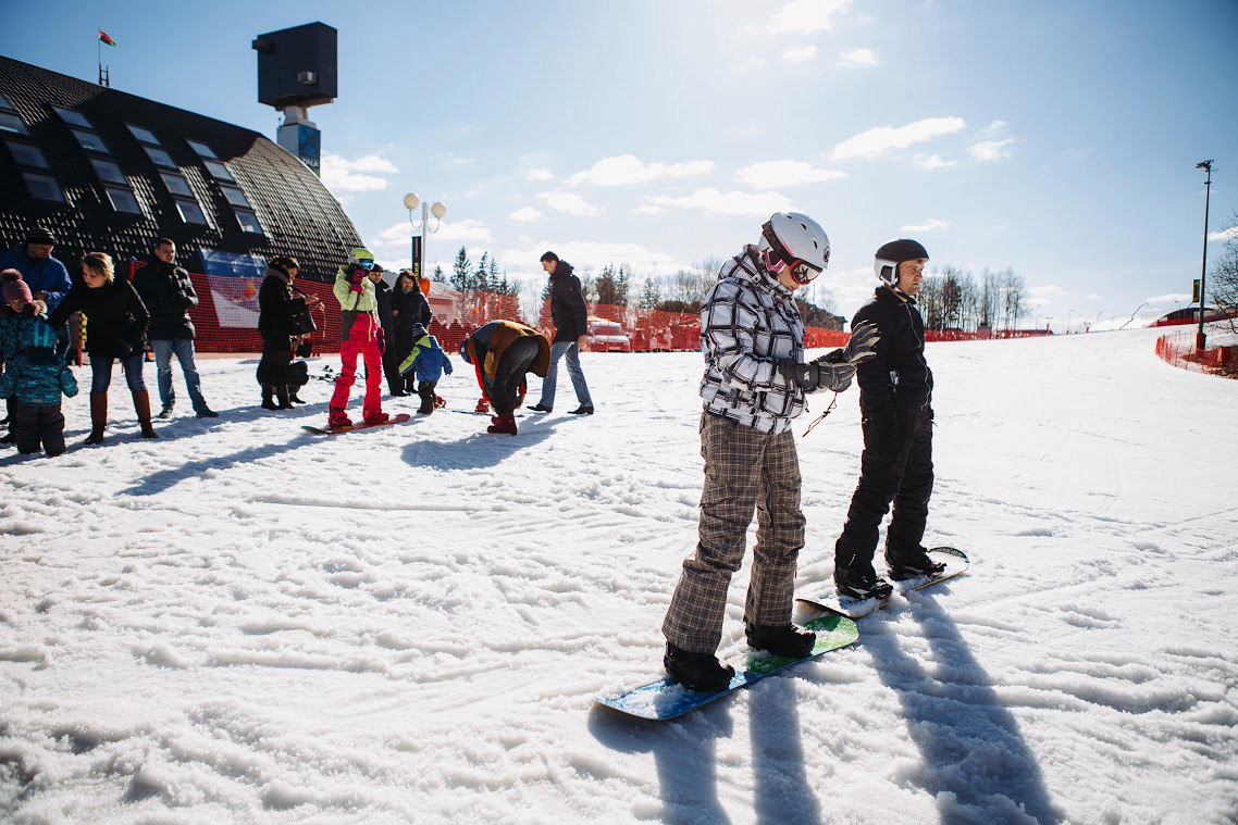 ski resort silichi, snow