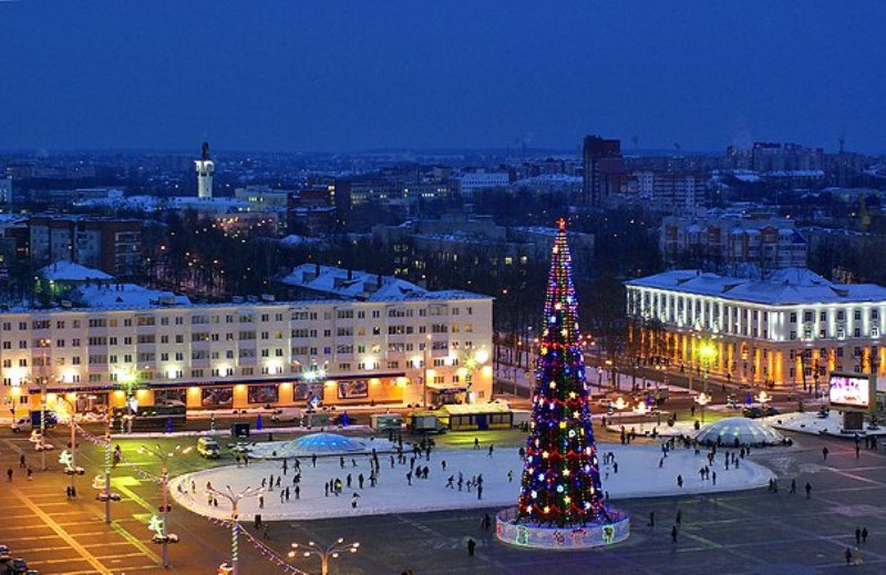 новый год в центре витебска