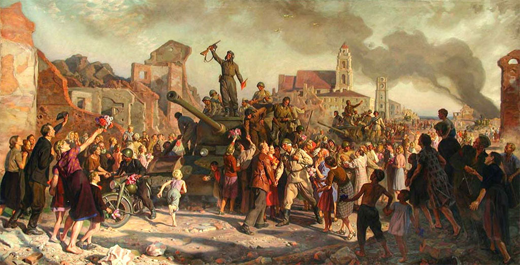 военная картина белорусского художника