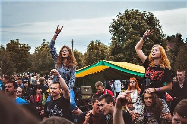 Kupalskae kola music festival in Belarus