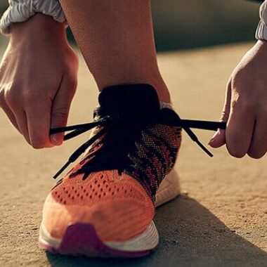 Runner, night run in Brest, events in Belarus