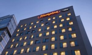 Hampton by Hilton Minsk city center hotel outside