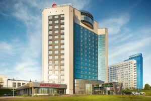 Victoria hotel and Spa in Minsk outside 