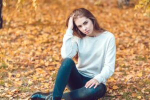 Facts about Belarusian women, autumn portrait