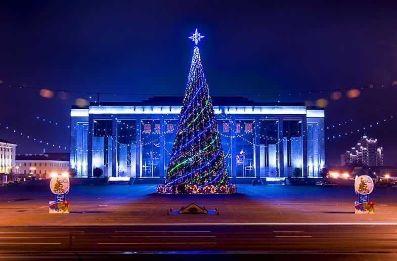 Big Christmas Fair , October square, Мinsk