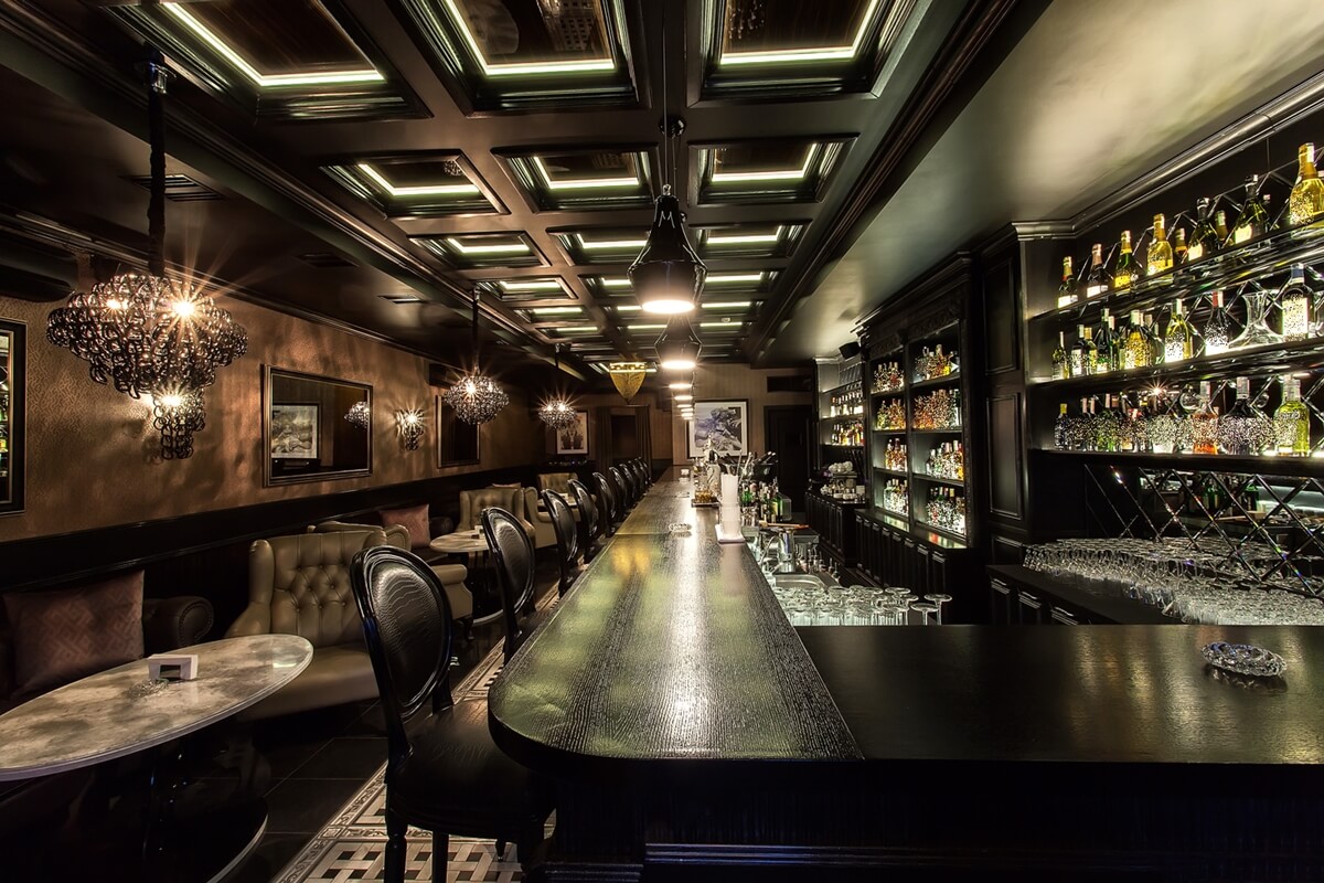 Madmen stylish bar in Minsk