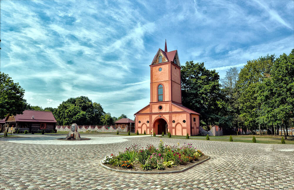 Dukorski maentak (manor) in Belarus countryside