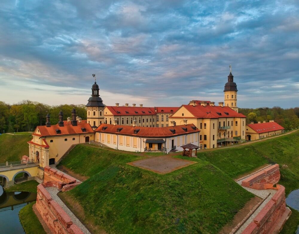 Nesvizh palace complex in Belarus